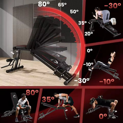 Banc de musculation reglable